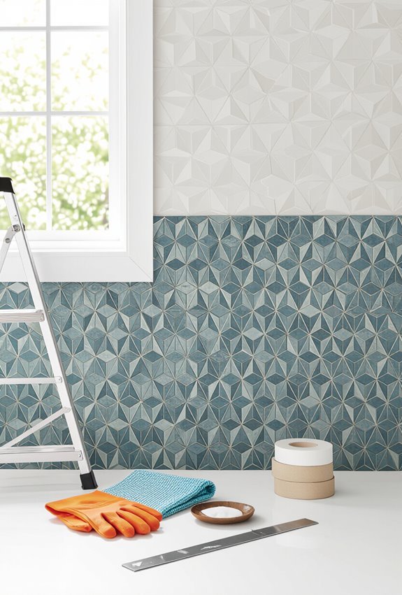 renter friendly peel and stick tiles