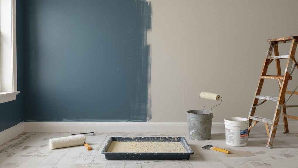 repaint walls step by step