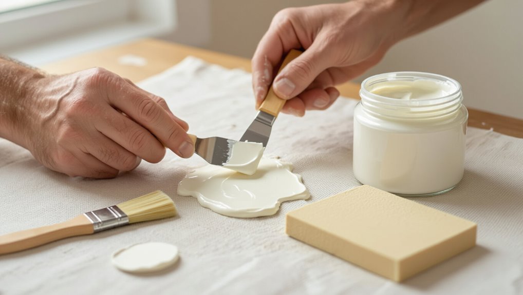 repair chipped paint smoothly