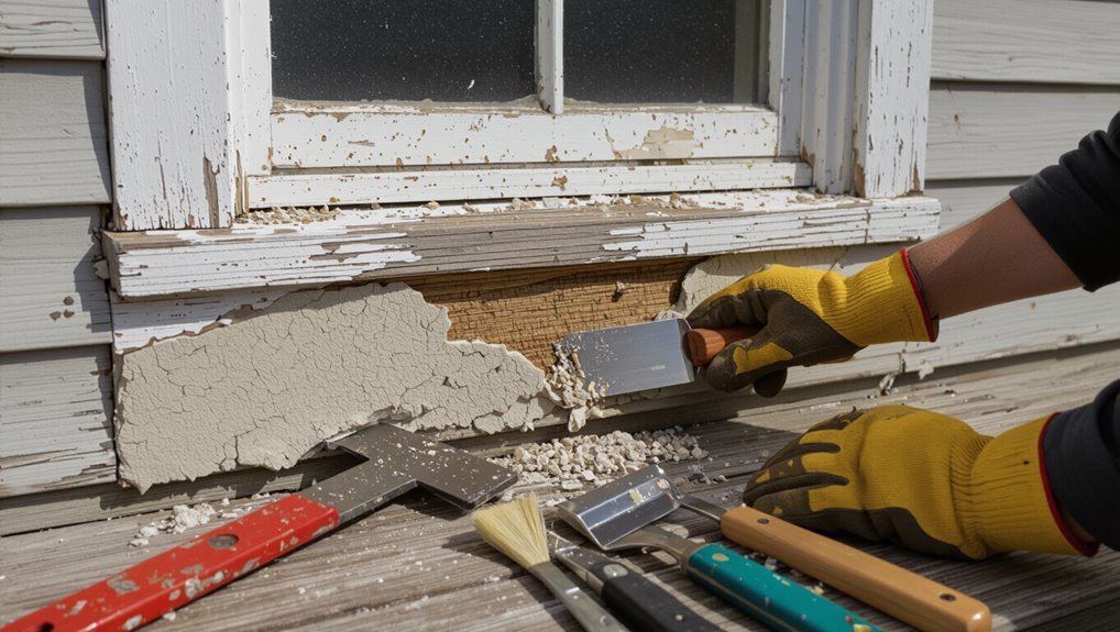 repair damaged surfaces first