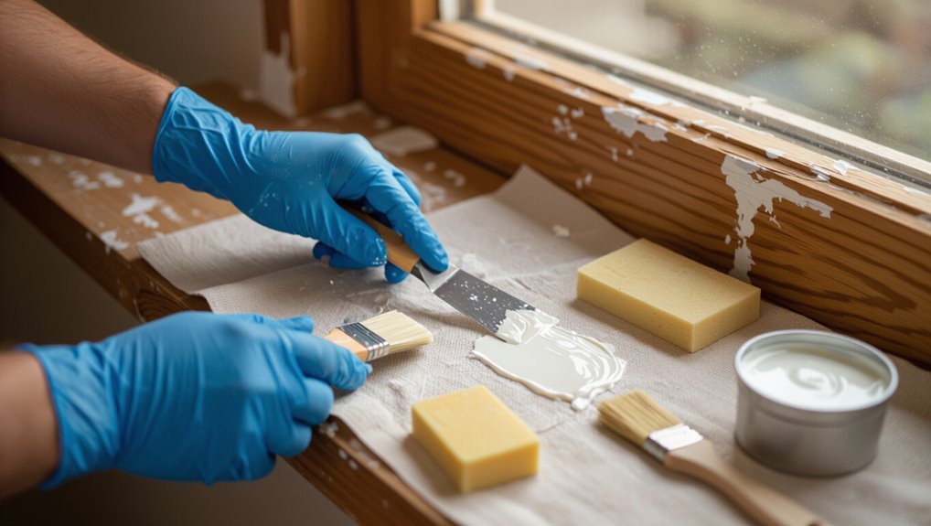 repair peeling paint effectively