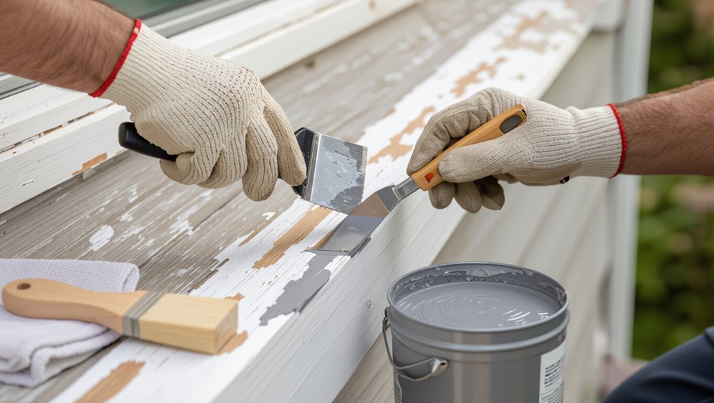 repair peeling paint properly