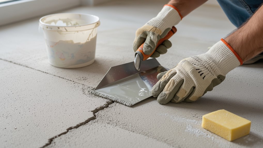 repairing concrete surface defects