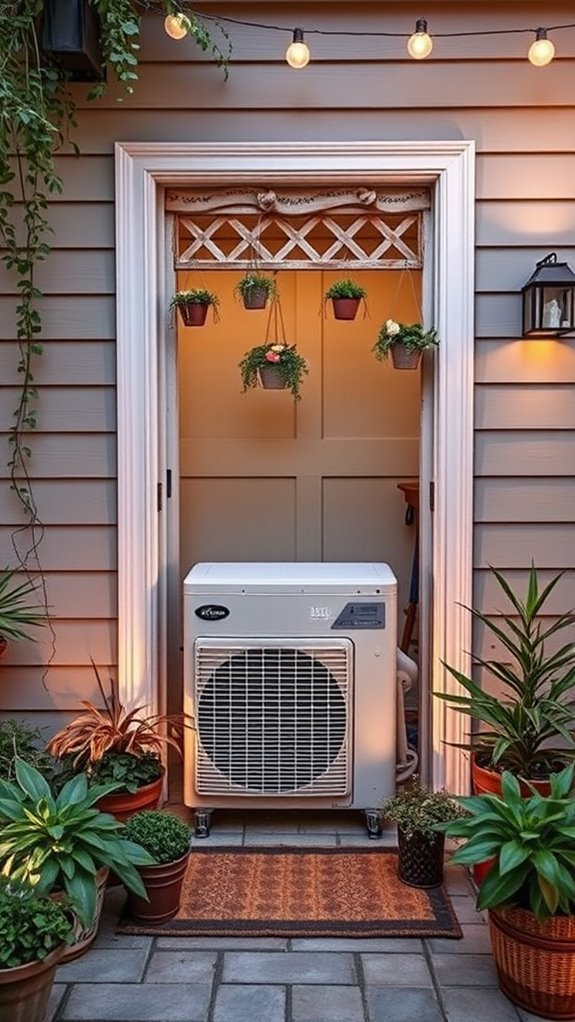 repurposed door frame cover
