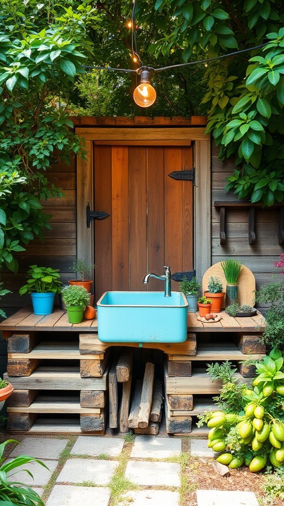 repurposed materials for kitchens