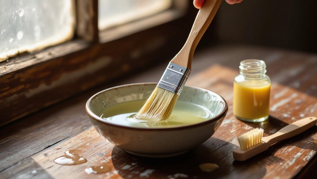 rescue dried acrylic brushes