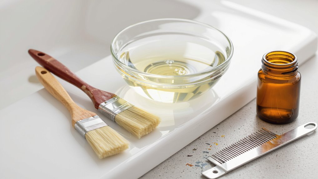 rescue dried paint brushes