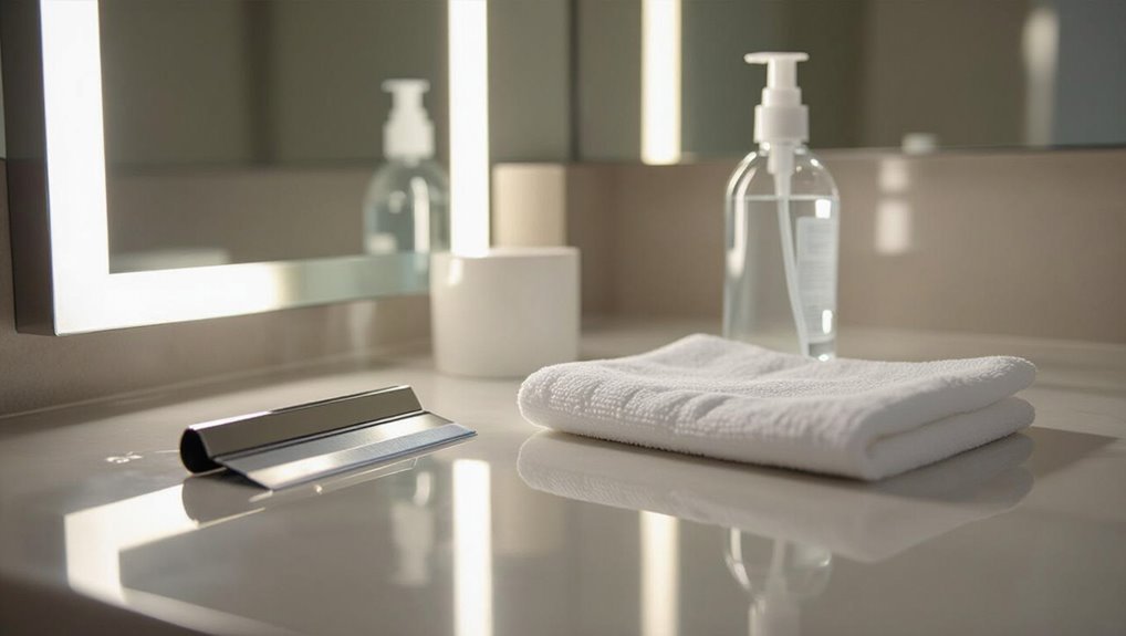 restore mirror without damage