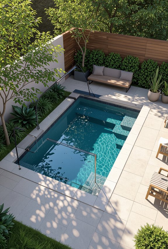 retractable childproof plunge pool
