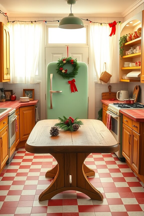 retro festive kitchen vibes