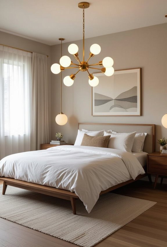 retro mid century statement lighting