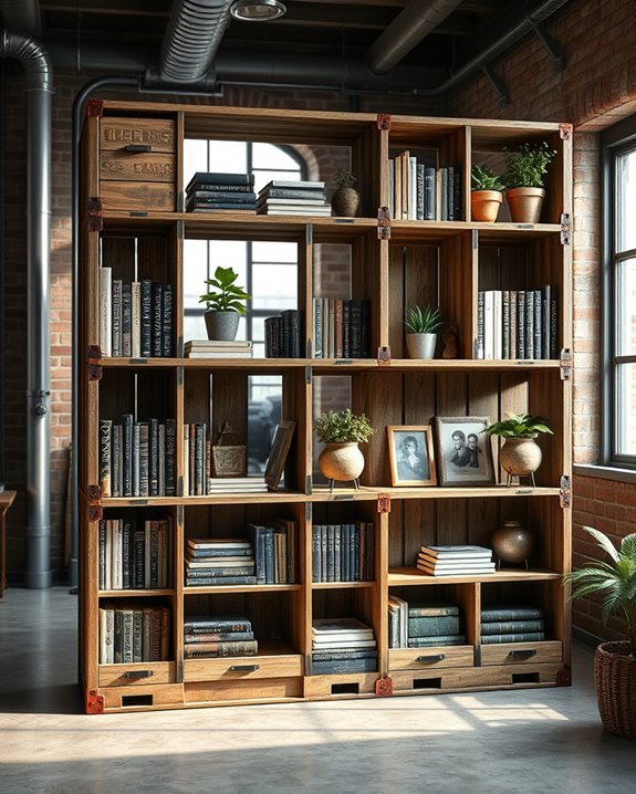 revamp your cargo bookcase