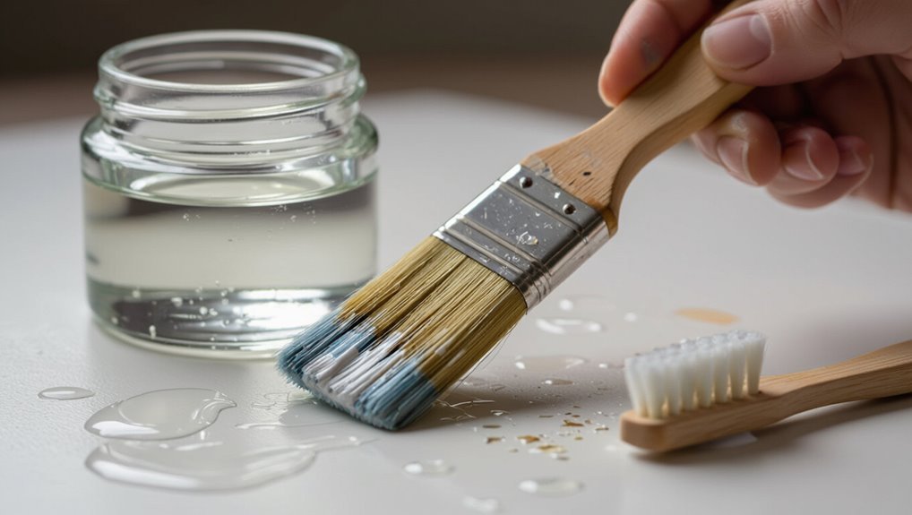 revive dried brush quickly