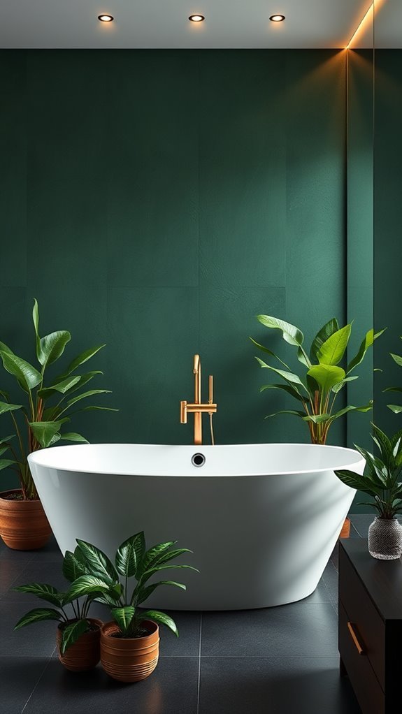 rich forest green elegance