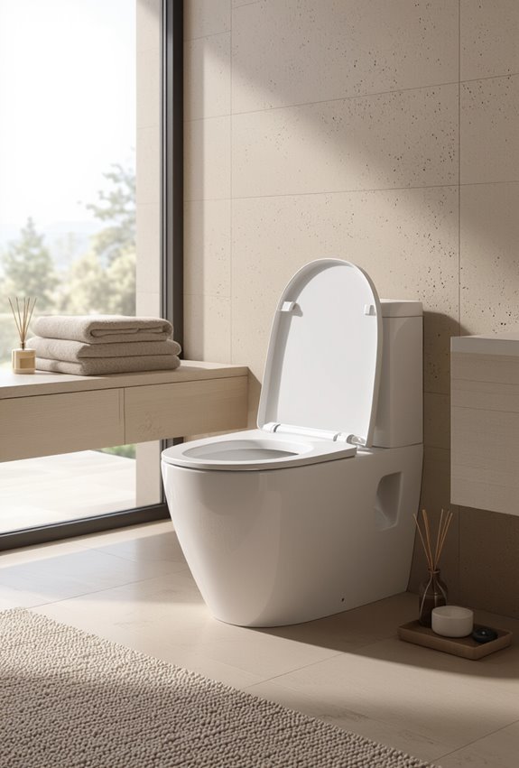 rimless self cleaning toilet bowls