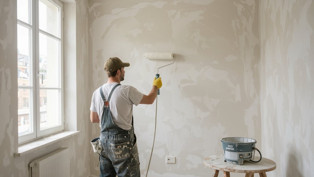 roller or sprayer application