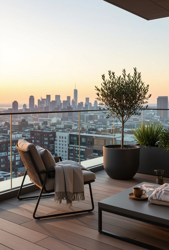 rooftop terraces for private entertaining