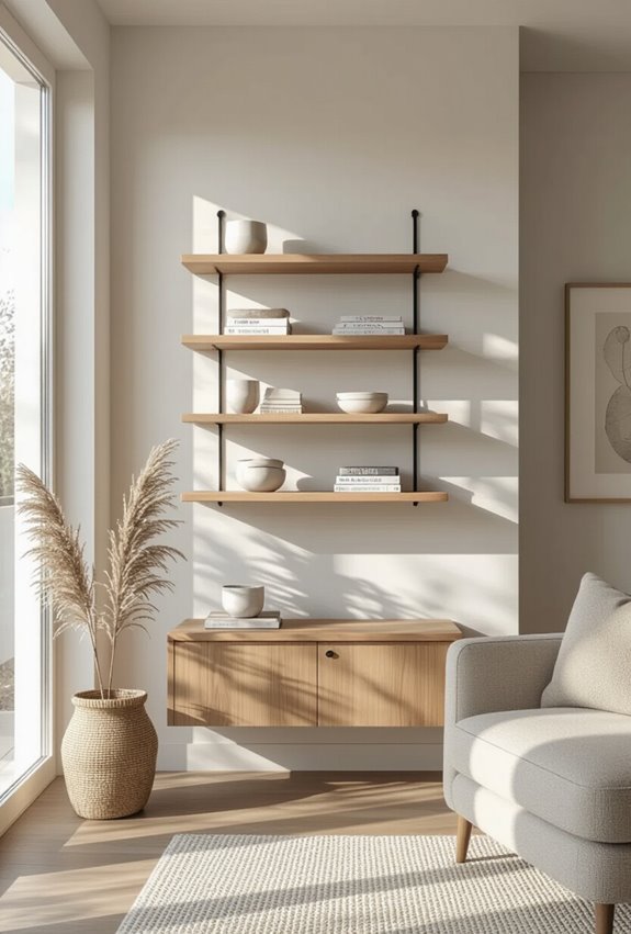 room specific shelf style choices