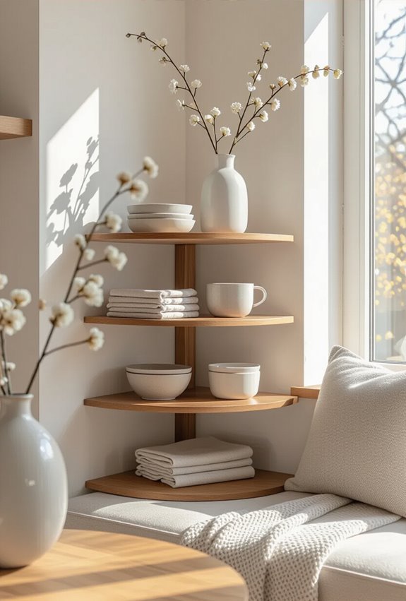 rotating corner storage solutions