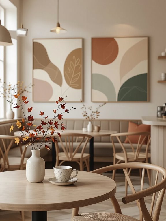 rotating seasonal art displays