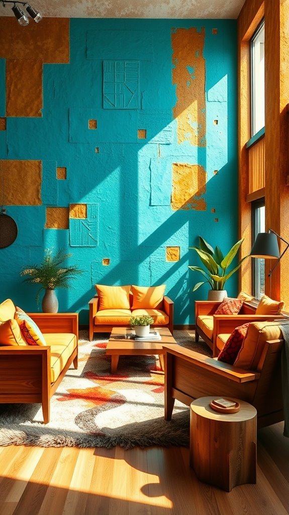 rough patterned wall surfaces
