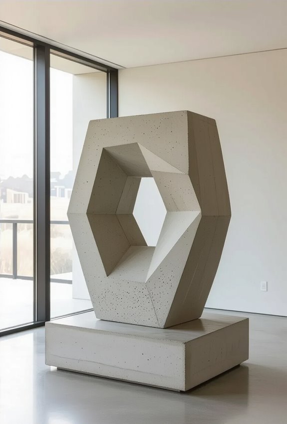 rough textured weathered sculptural pieces