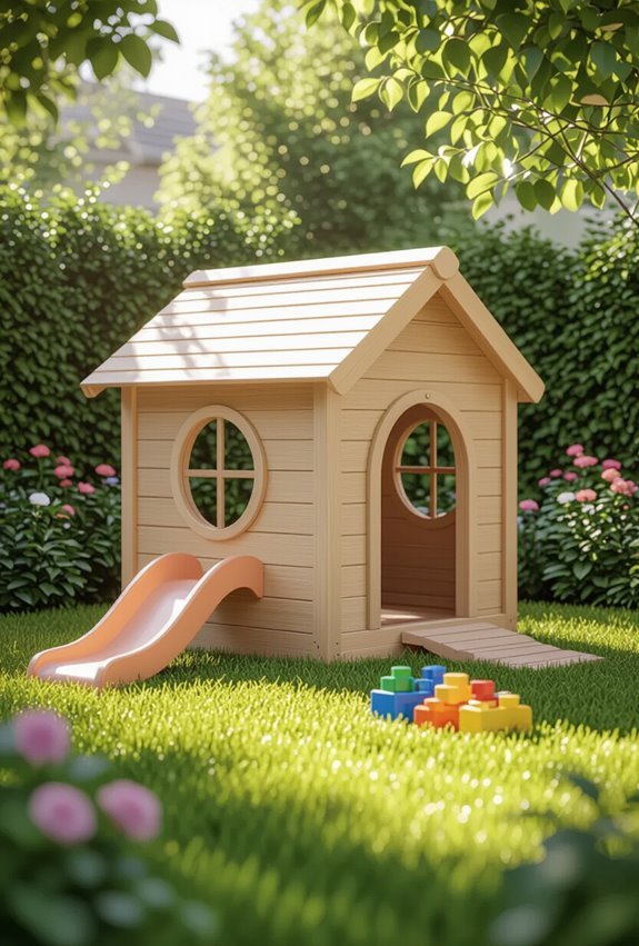 rounded edge safe playhouse