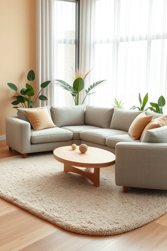 rounded furniture enhances safety