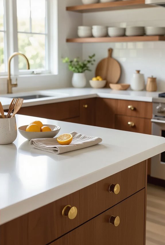 rounded retro laminate counters