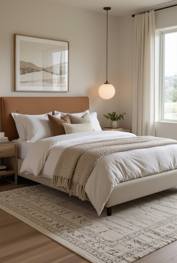 rug and lighting bed focalpoint