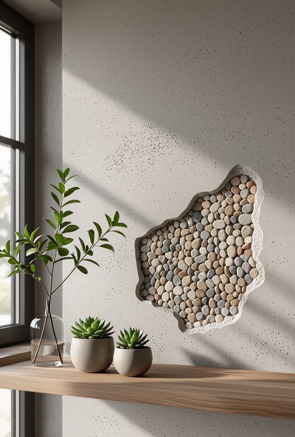 rugged exposed aggregate panels