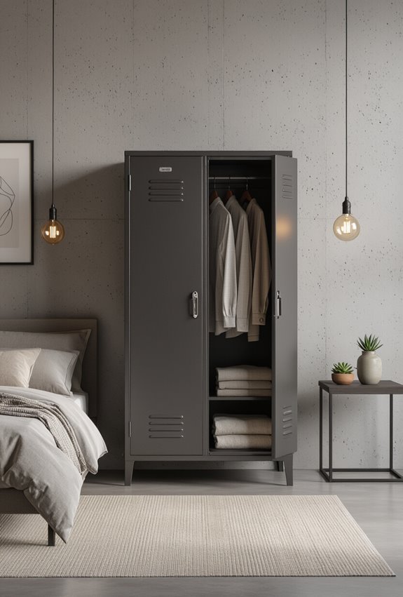 rugged industrial locker wardrobe