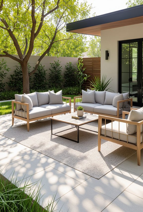 rugs anchor and define seating
