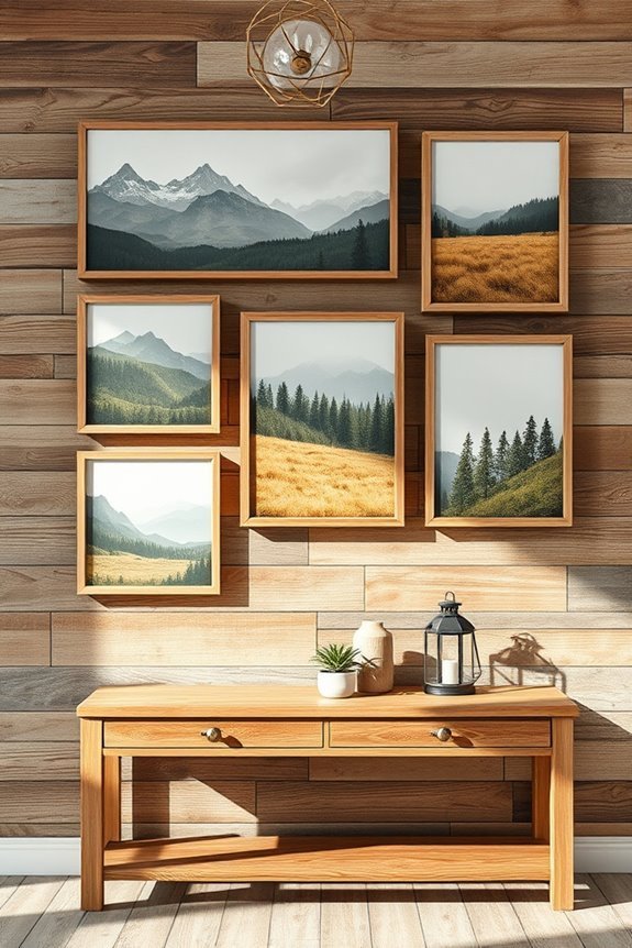rustic canvas prints decor