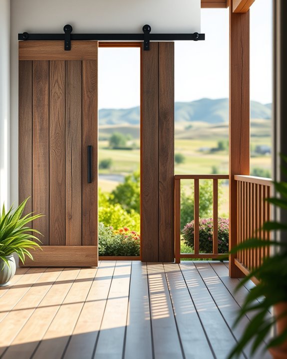 rustic charm for balconies