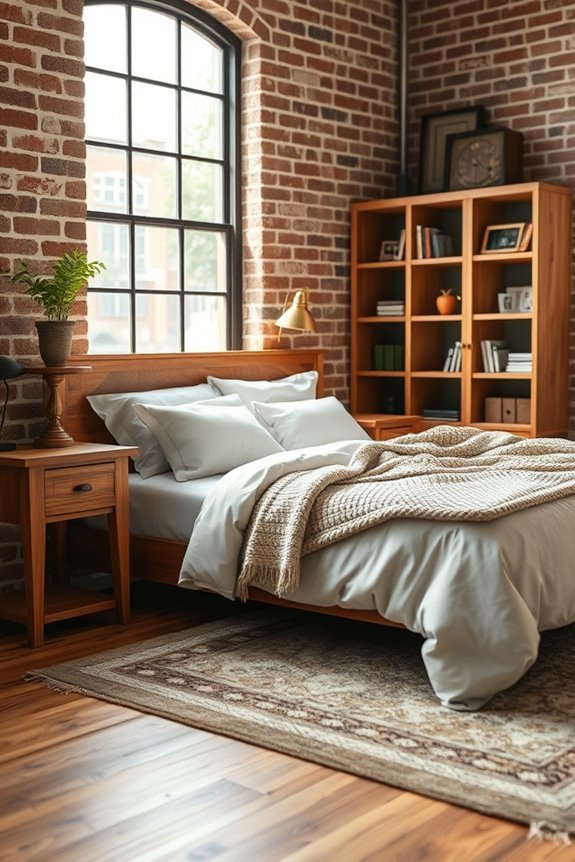 rustic charm in workspace