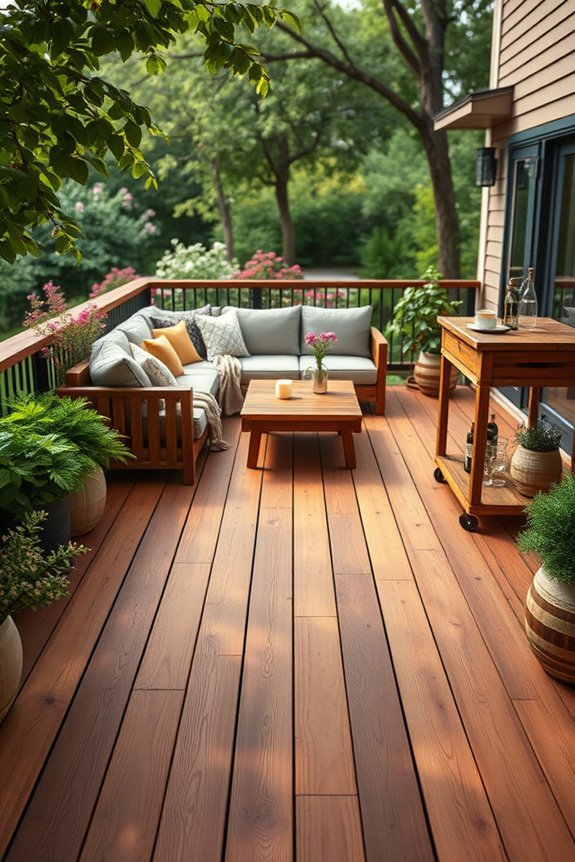 rustic charm outdoor retreat