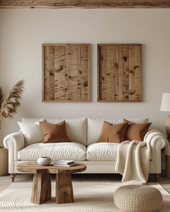 rustic charm through frames