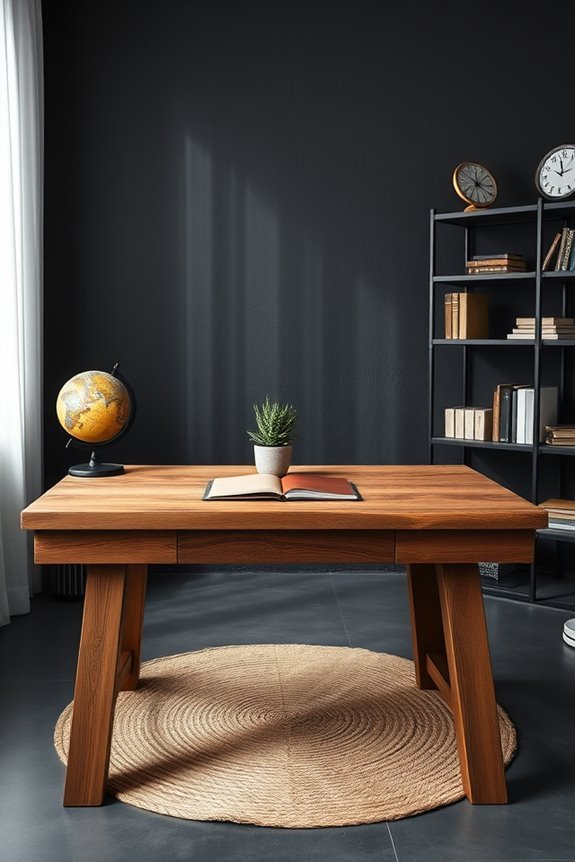 rustic charm with black
