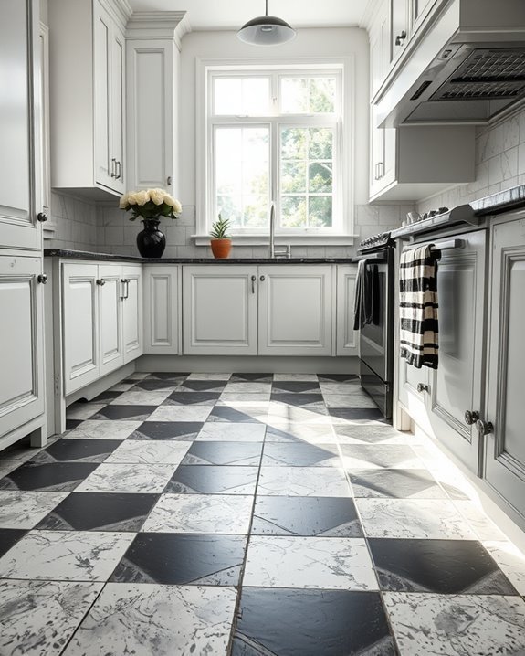 rustic distressed black finishes