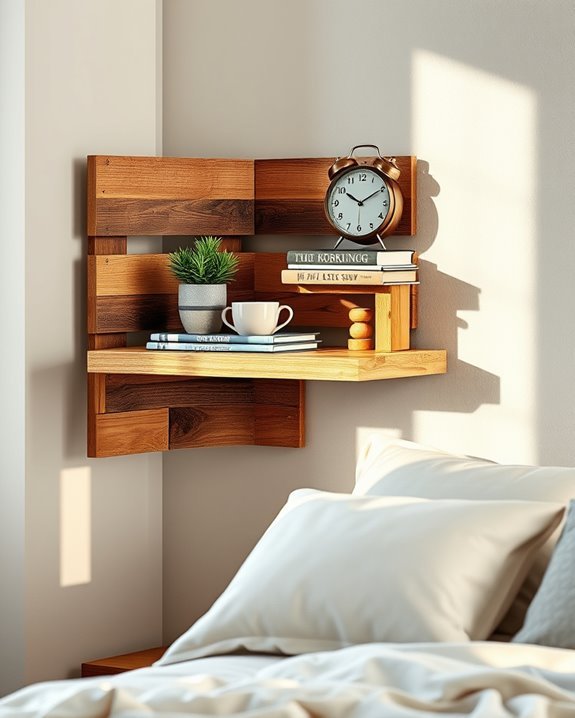 rustic diy pallet nightstand