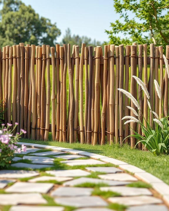 rustic durable low maintenance fencing
