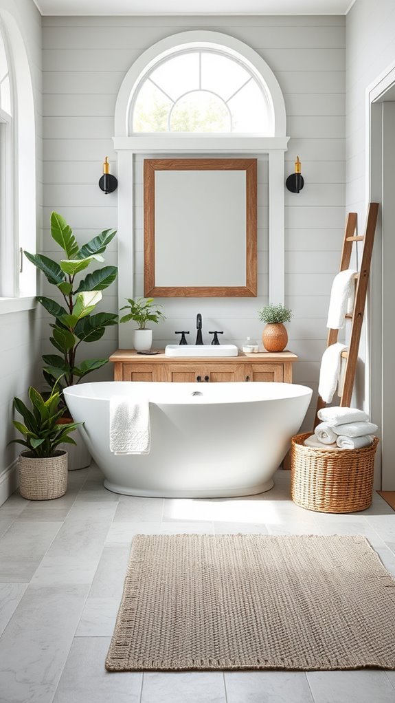 rustic elegance in bathrooms