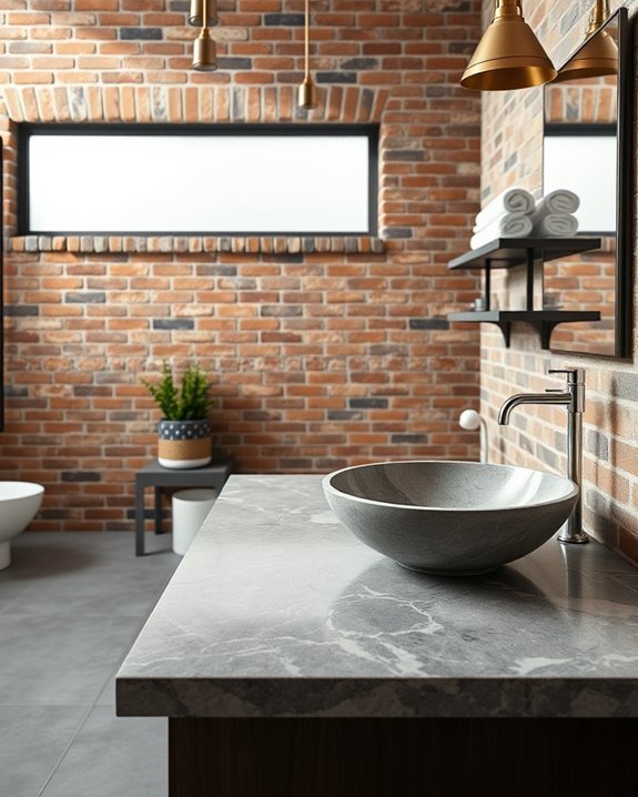 rustic elegance in bathrooms