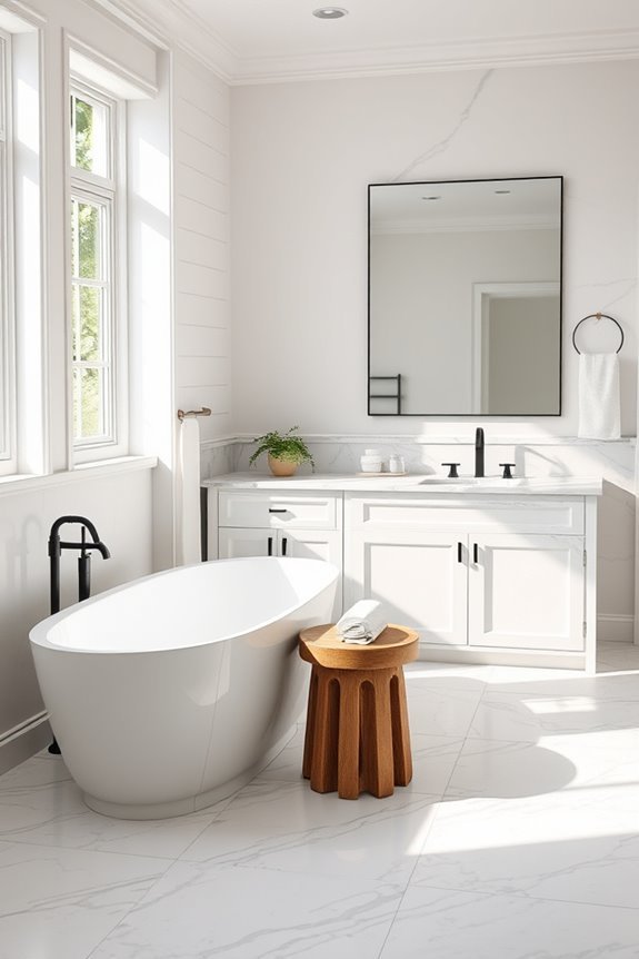 rustic elegance with marble