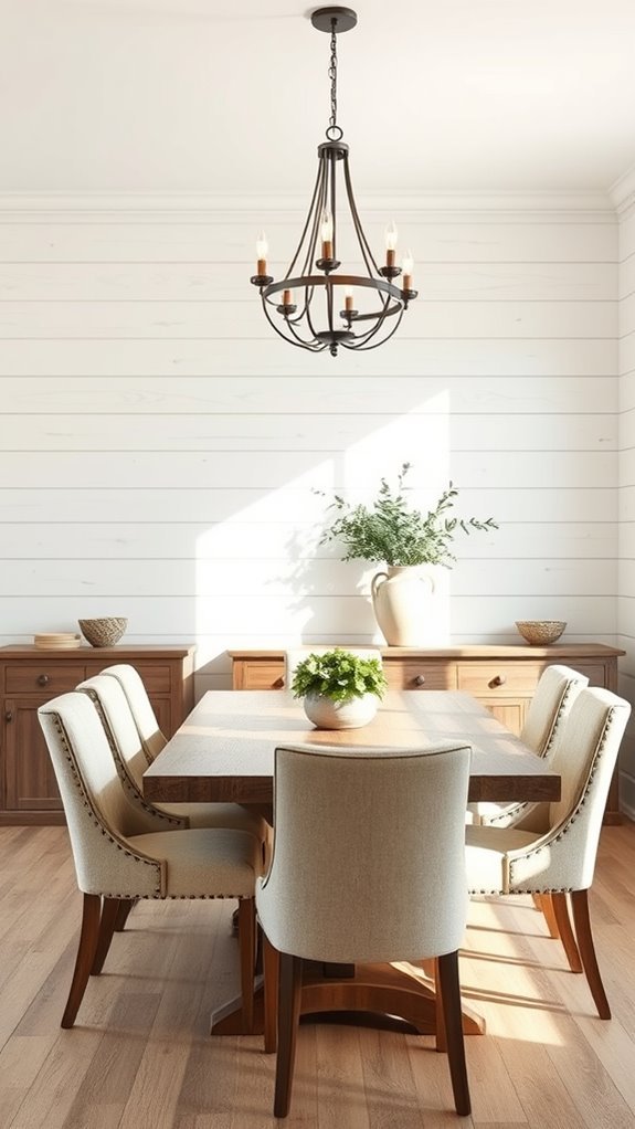 rustic farmhouse shiplap charm