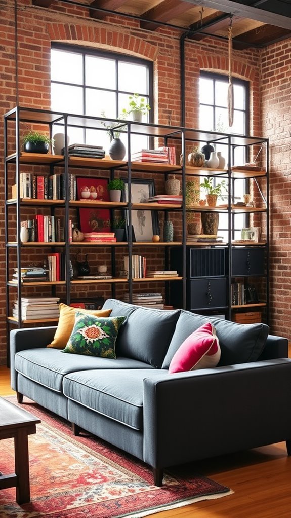 rustic metal storage solution