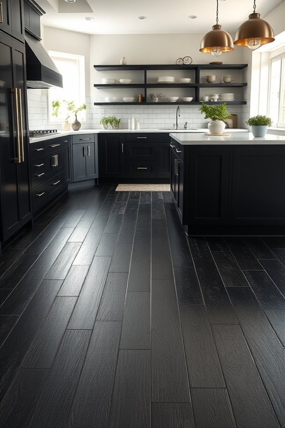 rustic modern kitchen flooring
