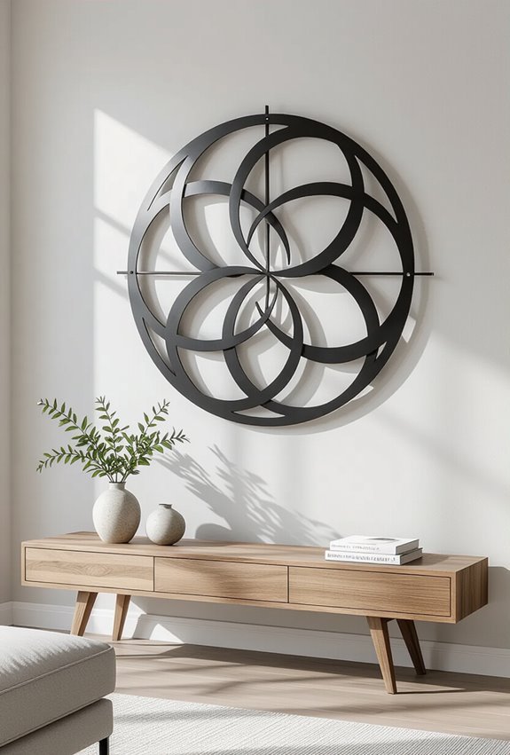 rustic oxidized metal wallart