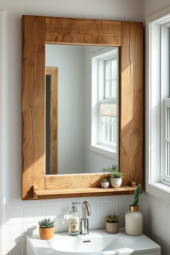 rustic repurposed barn mirrors